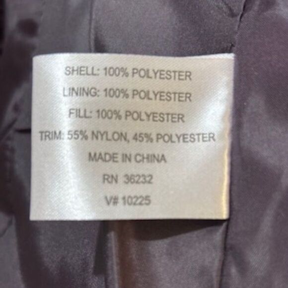 NWT Gallery Quilted Jacket in Blackberry Plum XL - Picture 6 of 7